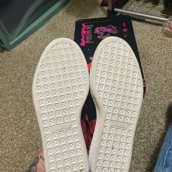 Black Lace High-Top Wedge Sneakers - Picture 4 of 5